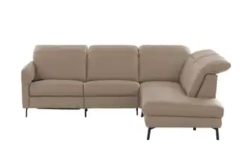 Wohnwert Ecksofa Monja rechts Erweiterte Funktion Greige