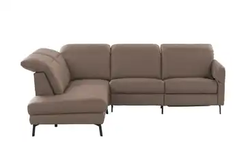 Wohnwert Ecksofa Monja links Erweiterte Funktion Braun
