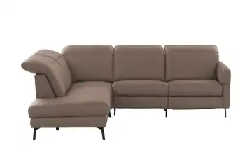 Wohnwert Ecksofa Monja links Grundfunktion Braun