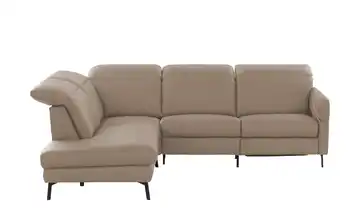 Wohnwert Ecksofa Monja links Grundfunktion Greige