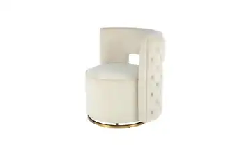 Kayoom Sessel Beverly Creme / Gold Creme