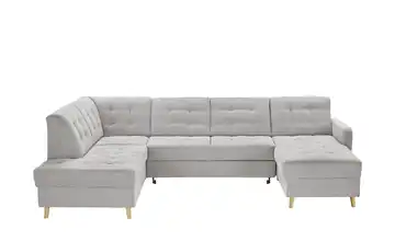 Wohnlandschaft Venus Hellgrau rechts