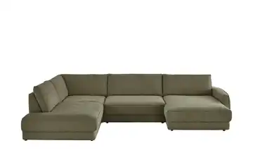 Lounge Collection Wohnlandschaft Erion Erweiterte Funktion Olivgrün links
