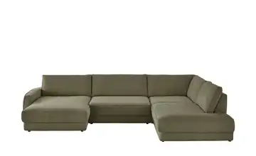 Lounge Collection Wohnlandschaft Erion  Olivgrün Erweiterte Funktion rechts