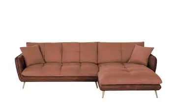 bobb Ecksofa Arianna rechts Terracotta