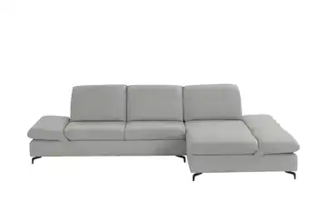 W.SCHILLIG Ecksofa Saraa Hellgrau Grundfunktion rechts