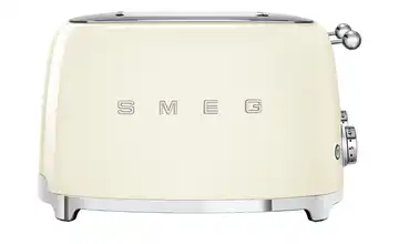 smeg 4-Slot-Toaster TSF03CREU Crème / silberfarben