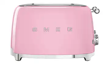 smeg 4-Slot-Toaster TSF03PKEU Cadillac Pink / silberfarben