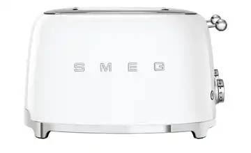 smeg 4-Slot-Toaster TSF03WHEU Weiß / silberfarben