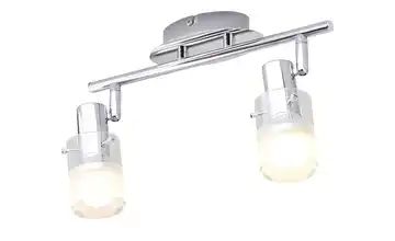 KHG LED-Deckenstrahler, 2-flammig Glas teilsatiniert