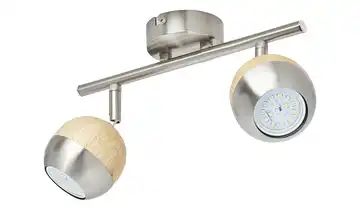 KHG LED-Spot, 2-flammig mit Holz