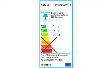 OSRAM LED-Außenwandleuchte, Weiß