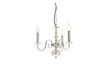 Flämischer Kronleuchter nickel Kerzenoptik