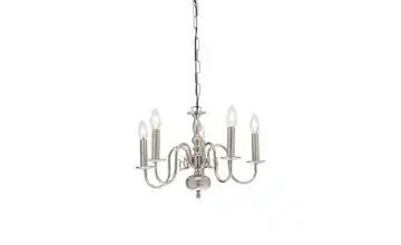 Flämischer Kronleuchter nickel matt