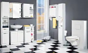 Bad-Hochschrank  Tegeler See calmo2go