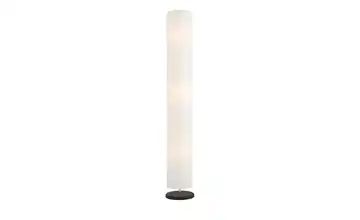 HOME STORY Stehlampe mit weißem Papierschirm rund