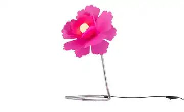 for friends Tischleuchte Flexarm und lila Blumen-Schirm