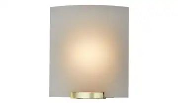 LED- Wandleuchte, 1-flammig, messing matt