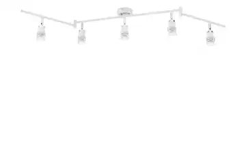 KHG LED-Deckenstrahler weiß mit 5 Spots
