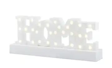 KHG LED-Schriftzug HOME, Weiß