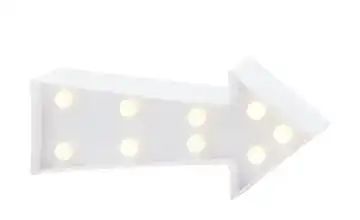 KHG LED-Leuchtfigur Pfeil, Weiß