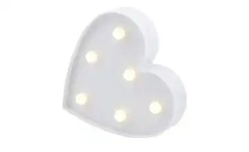 KHG LED-Leuchtfigur Herz, Weiß