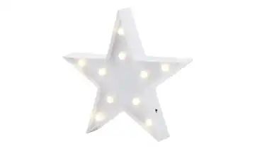 KHG LED-Leuchtfigur Stern, Weiß