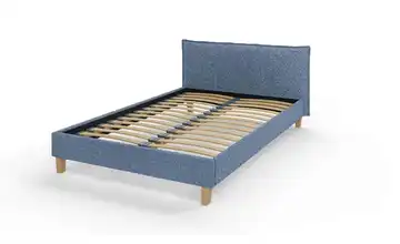 S-STYLE Polsterbett Gabriella 140x200 cm Blau 157 cm