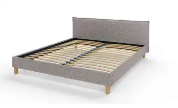 S-STYLE Polsterbett Gabriella 180x200 cm Grau 197 cm