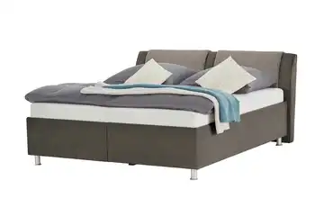 vanDoorn Polsterbett mit Bettkasten Talea H2 200 cm Khaki, Taupe