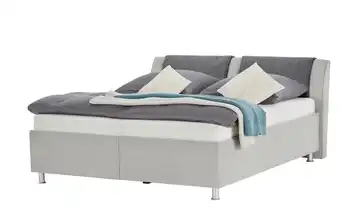 vanDoorn Polsterbett mit Bettkasten Talea H2 & H3 180 cm Silbergrau, Anthrazit