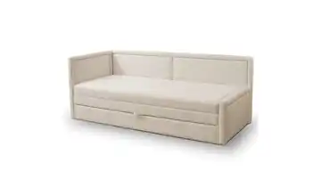 Selsey Polsterliege Caprili Hellbeige mit Bettkasten