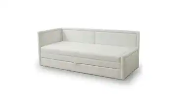 Selsey Polsterliege Caprili Creme mit Bettkasten