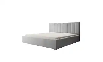 Selsey Polsterbett Rinus 180x200 cm mit Bettkasten Hellgrau