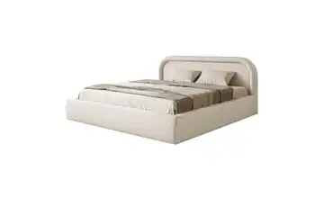 Selsey Polsterbett mit Bettkasten Ruvi Greige 160x200 cm