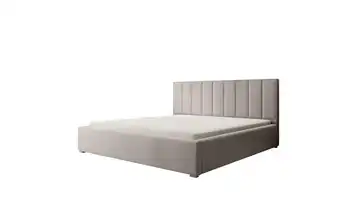 Selsey Polsterbett Rinus 180x200 cm mit Bettkasten Greige