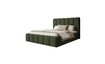 Selsey Polsterbett mit Bettkasten Biscottino 164 cm Grün 140x200 cm
