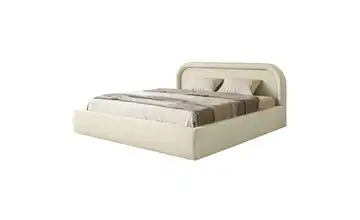 Selsey Polsterbett mit Bettkasten Ruvi Beige 140x200 cm