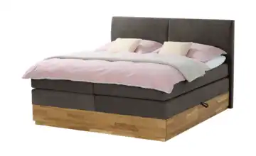 Boxspringbett inklusive Bettkasten Beam H2 & H3 180 cm Taupe