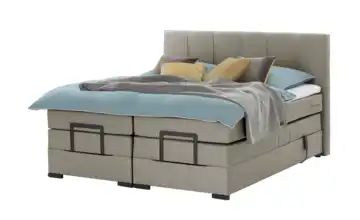 Motor-Boxspringbett Impulse Taupe 160 cm H3 & H4