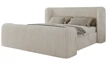 Polsterbett 140x200 Beige 183 cm 140x200 cm Beige Polsterbett 140x200 Beige