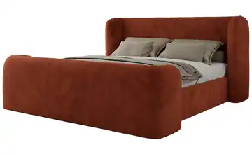 Polsterbett 200x200 Orange 243 cm 200x200 cm Aprikose Polsterbett 200x200 Aprikose