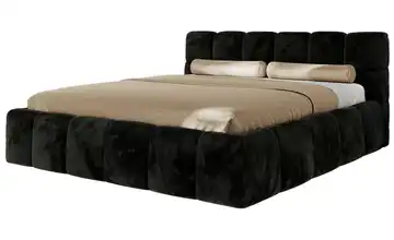 Polsterbett 180x200 Schwarz 180x200 cm Polsterbett 180x200 Schwarz Schwarz 206 cm