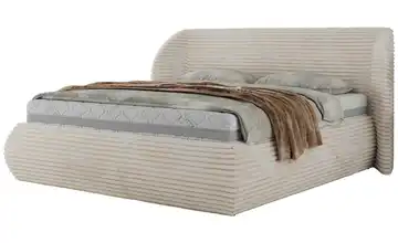 Polsterbett 180x200 Beige 225 cm 180x200 cm Polsterbett 180x200 Beige Beige