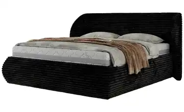 Polsterbett 140x200 Schwarz 185 cm 140x200 cm Polsterbetten 140x200 Schwarz Schwarz