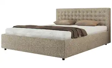 Polsterbett 180x200 Beige Polsterbett 180x200 Dunkelbeige 188 cm 180x200 cm Dunkelbeige