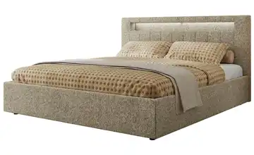 Polsterbett 140x200Dunkelbeige Polsterbett 140x200 Dunkelbeige 148 cm Dunkelbeige 140x200 cm