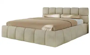 Polsterbett 140x200 Beige 140x200 cm Polsterbett 140x200 Beige Beige 166 cm