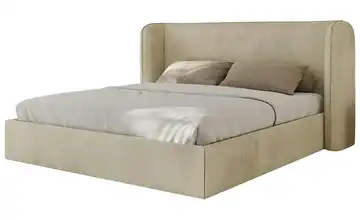 Polsterbett 140x200 Beige Hellbeige Polsterbett 140x200 Hellbeige 140x200 cm 183 cm