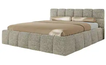 Polsterbett 140x200 Beige 140x200 cm Polsterbett 140x200 Sand Sand 166 cm